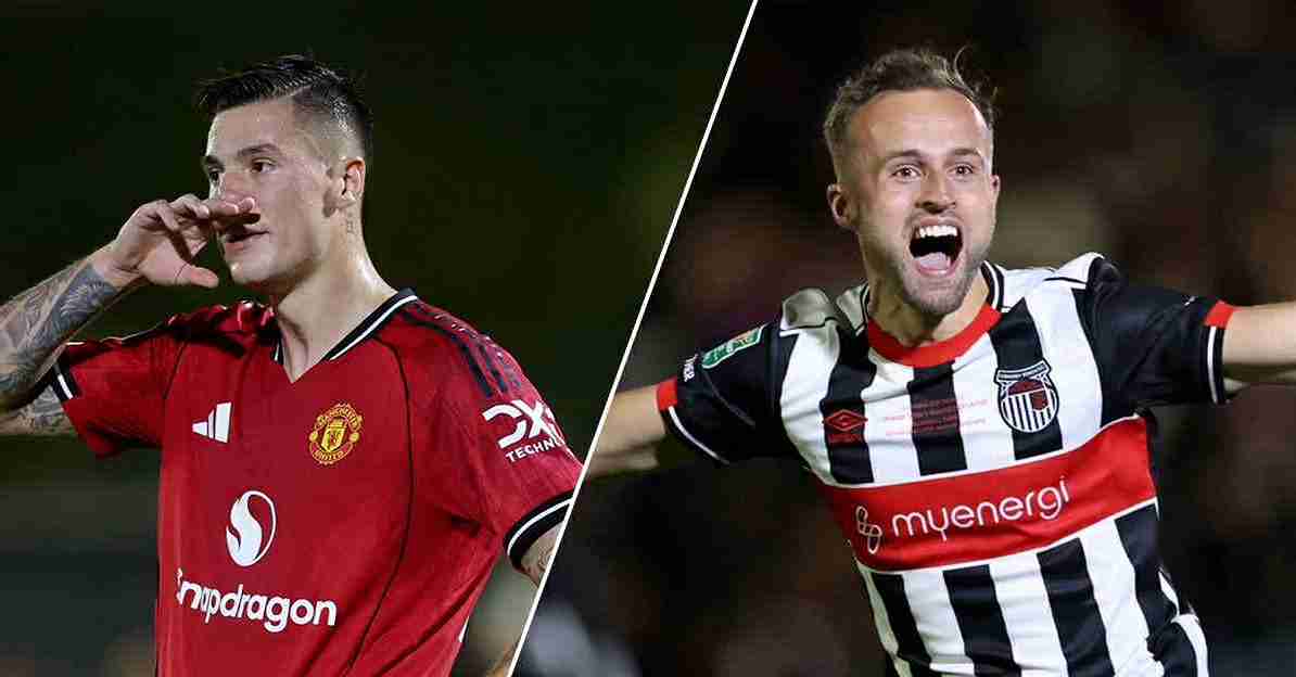 ต่างกันสุดขั้ว เทียบมูลค่า แมนยู กับ กริมสบี ทาวน์ ห่างกันมากถึง 33,418 ล้านบาท